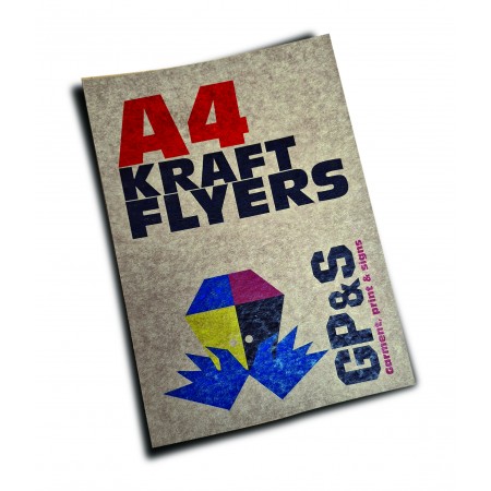 A4 Kraft Flyers 